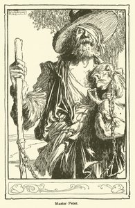 Don Kişot (lito) için çizim by William Heath Robinson