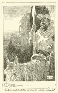 Don Kişot (lito) için çizim by William Heath Robinson