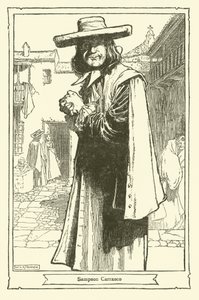 Don Kişot (lito) için çizim by William Heath Robinson