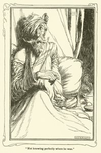 Don Kişot (lito) için çizim by William Heath Robinson