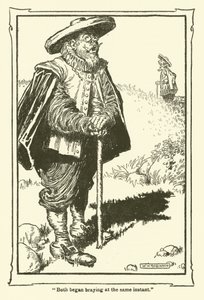 Don Kişot (lito) için çizim by William Heath Robinson