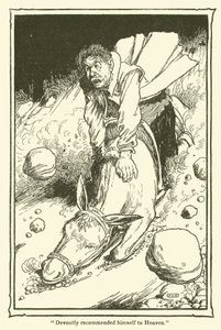 Don Kişot (lito) için çizim by William Heath Robinson