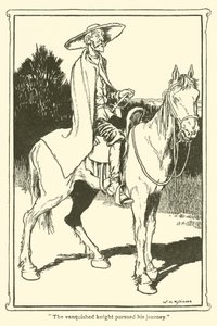 Don Kişot (lito) için çizim by William Heath Robinson