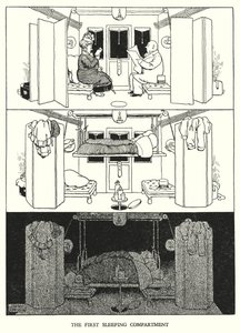 W Heath Robinson (lito) tarafından Demiryolu Ribaldry için İllüstrasyon by William Heath Robinson