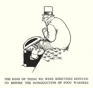 W Heath Robinson (lito) tarafından Demiryolu Ribaldry için İllüstrasyon by William Heath Robinson