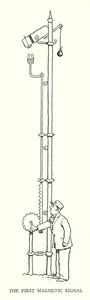W Heath Robinson (lito) tarafından Demiryolu Ribaldry için İllüstrasyon by William Heath Robinson