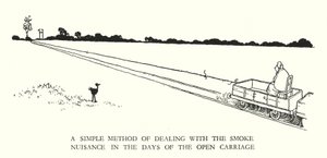 W Heath Robinson (lito) tarafından Demiryolu Ribaldry için İllüstrasyon by William Heath Robinson