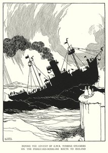 W Heath Robinson (lito) tarafından Demiryolu Ribaldry için İllüstrasyon by William Heath Robinson