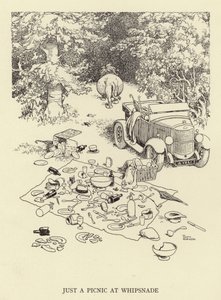 Whipsnade'de sadece bir piknik by William Heath Robinson