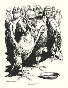 Şövalye Şahinleri (lito) by William Heath Robinson