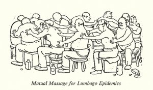 Lumbago Salgınları için Karşılıklı Masaj (lito) by William Heath Robinson