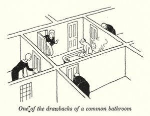 Ortak bir banyonun dezavantajlarından biri (lito) by William Heath Robinson