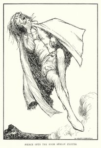 Yüksek hava bulutlarını delin (lito) by William Heath Robinson