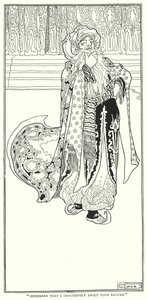 "Dönüşünüzü sabırsızlıkla beklediğimi unutmayın" (gravür) by William Heath Robinson