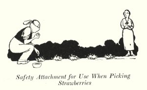 Çilek Toplarken Kullanım İçin Güvenlik Aparatı (lito) by William Heath Robinson