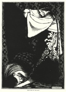 Onu oracıkta öldürdü (gravür) by William Heath Robinson