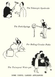 Bazı Faydalı Bahçe Aletleri (lito) by William Heath Robinson