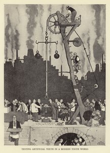 Modern diş çalışmalarında yapay dişlerin test edilmesi by William Heath Robinson