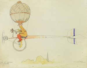 21. Yüzyıl Cycloplane by William Heath Robinson
