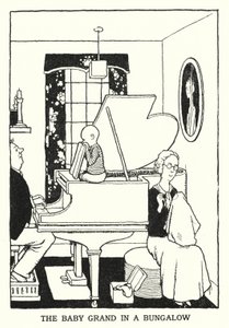 Bungalovda Bebek Grand (taş) by William Heath Robinson