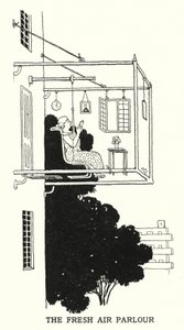 Temiz Hava Salonu (lito) by William Heath Robinson