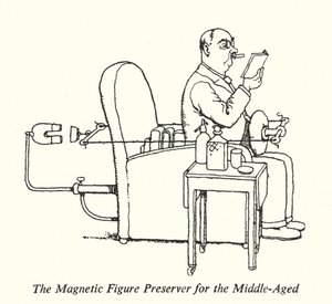 Orta Yaşlı (lito) için Manyetik Şekil Koruyucu by William Heath Robinson