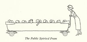 Halk Ruhlu Çocuk Arabası (lito) by William Heath Robinson