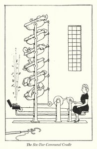 Altı Katmanlı Ortak Beşik (lito) by William Heath Robinson