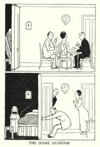 Yedek Yatak Odası (lito) by William Heath Robinson