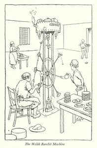 Galli Rarebit Makinesi (lito) by William Heath Robinson