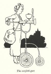 Konfeti tabancası (lito) by William Heath Robinson