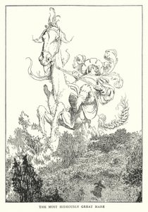 En korkunç büyük kısrak (lito) by William Heath Robinson
