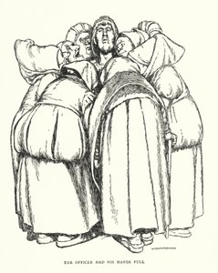 Memurun elleri dolu (lito) by William Heath Robinson