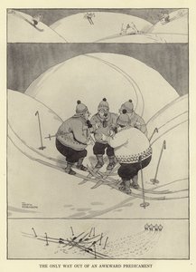 Garip bir Durumdan çıkmanın tek yolu by William Heath Robinson