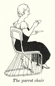 Papağan sandalyesi (lito) by William Heath Robinson