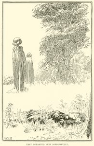 çok üzülerek ayrıldılar by William Heath Robinson