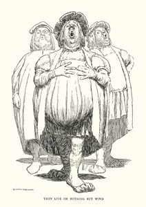 Rüzgardan başka bir şeyle yaşamazlar (lito) by William Heath Robinson