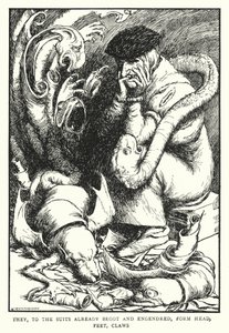 Onlar, zaten doğmuş ve doğurulmuş olan takımlara kafa, ayak, pençeler (lito) oluştururlar. by William Heath Robinson