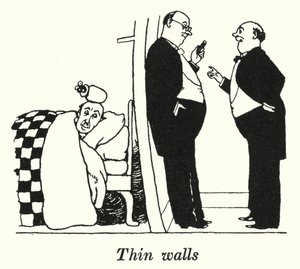 İnce duvarlar (lito) by William Heath Robinson
