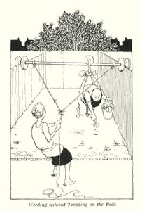 Yataklara Basmadan Ayıklama (lito) by William Heath Robinson