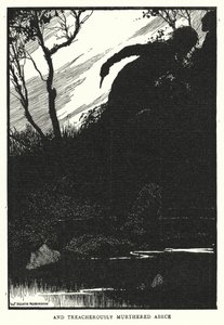 ve haince mırıldandı Abece (lito) by William Heath Robinson