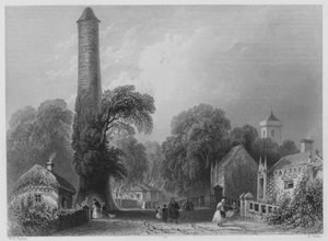 Clondalkin (gravür) by William Henry (after) Bartlett