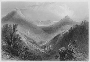 Downs Glen (gravür) by William Henry (after) Bartlett
