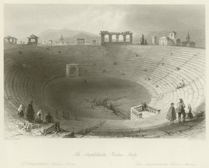 Arena di Verona  by William Henry Bartlett