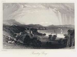 Bantry Körfezi (gravür) by William Henry Bartlett