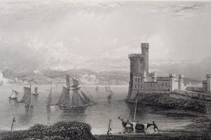 Black Rock Castle, near Cork, Ireland, 1830s  by William Henry Bartlett