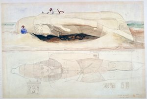 II. Ramses Heykeli, Memphis, 1845