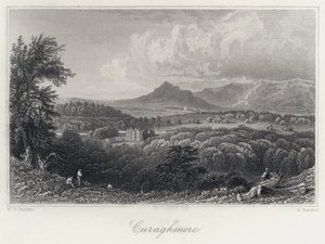 Curaghmore (gravür) by William Henry Bartlett