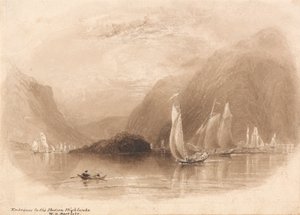 Hudson Highlands'a giriş by William Henry Bartlett
