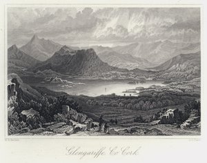 Glengariffe, Co Cork (gravür) by William Henry Bartlett